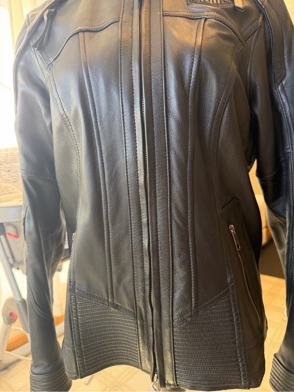 Harley-Davidson Women's Willie G Auroral II 3-in-1 Leather Riding Jacket Large L - Picture 6 of 12
